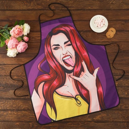 Apron Ethel Love Life "Daring" 70x80cm, 100%PE