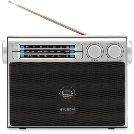 Radio receiver Hyundai H-SRS105 Brown USB SD/Microsd-6