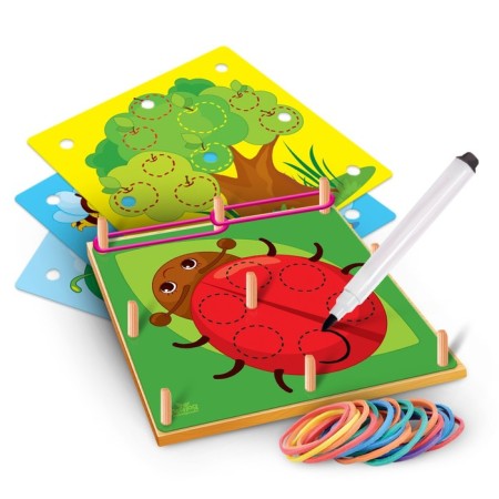 Geobor with cards "Write-stir. Animals"-6