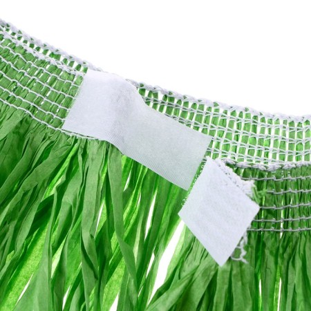 Hawaiian skirt, 40 cm, green color-2