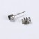 Disposable gun for piercing, earring in the “mini” kit, 4 mm, black color in silver