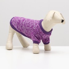 Melange sweater, size M (DS 23 Osh 28, OG 37 cm), purple