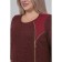 Women's tunic, size 56, burgundy color