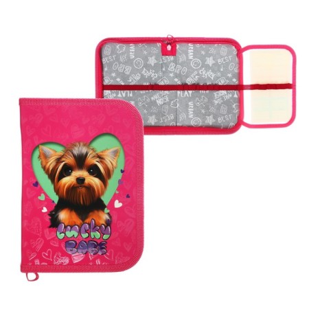 Penal 1 section 130 x 190 x 30 mm, with a folding bar, PKK 07-19, Lucky Dog, laminated cardboard, with 3D effect