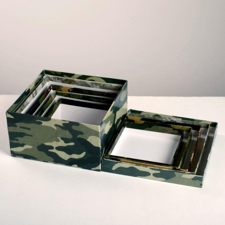 A set of boxes 5 in 1, gift packaging, “February 23”, 14 x 14 x 8 - 22 x 22 x 12 cm-10