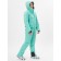 Ski jumpsuit female turquoise color, size 48