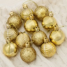 Set of balls plastic D-4 cm, 12 pcs 