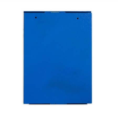 Mail box with a lock, vertical, "mail", blue-9