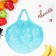 ALOSKA 37 x 20 cm, handle 12 cm, cell 1.5 cm, turquoise