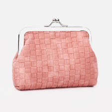 Women's wallet on the farmar, pink color