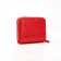 Women's wallet with lightning, red color