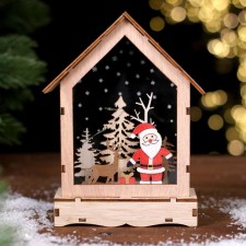 New Year's decor with backlight 