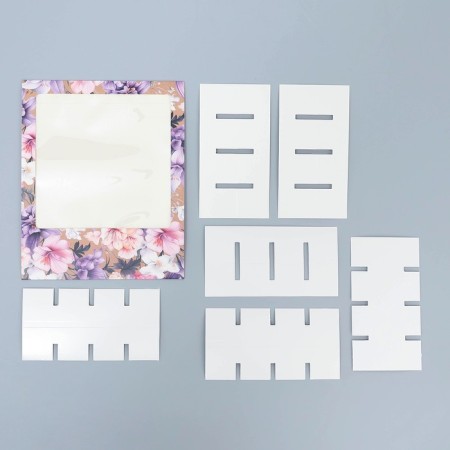 Box for sweets, confectionery packaging, 16 cells, “most tender” 17.7 x 17.7 x 3.8 cm-6