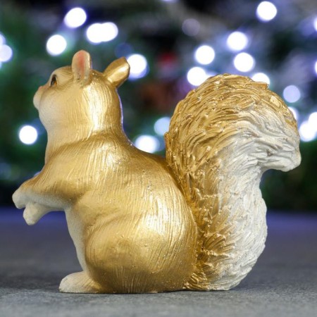 New Year's figure "Squirrel" 6x13x11cm-1