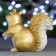 New Year's figure "Squirrel" 6x13x11cm