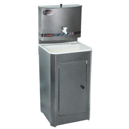 Washbone tundra, without euns, plastic sink, 17 l, silver color