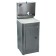 Washbone tundra, without euns, plastic sink, 17 l, silver color