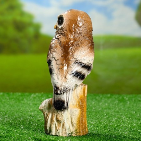 Garden figure "Owl on the stump" 28cm-1
