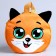 Baby backpack for the girl "Fox Alice", 18x18 cm