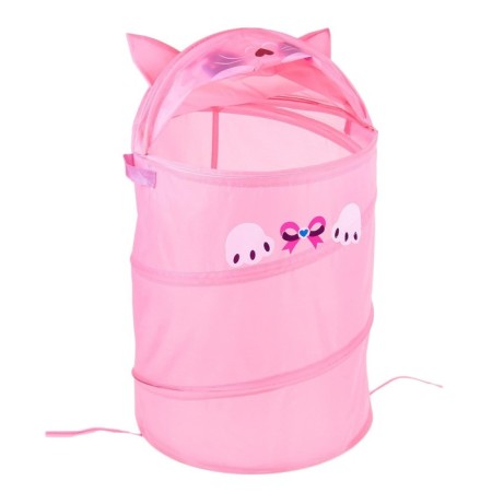 A basket for storing toys "kitten" with handles and lid, 55 x 33 x 33 cm-4