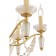 Freya FR2009PL-07G Zoe, 700x700x1620 mm, E14, 7x40W, Gold color