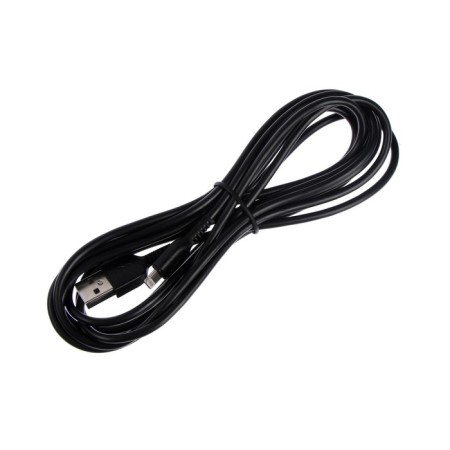 Hoco X20 cable, Lightning - USB, 2 A, 3 m, PVC braid, black-2