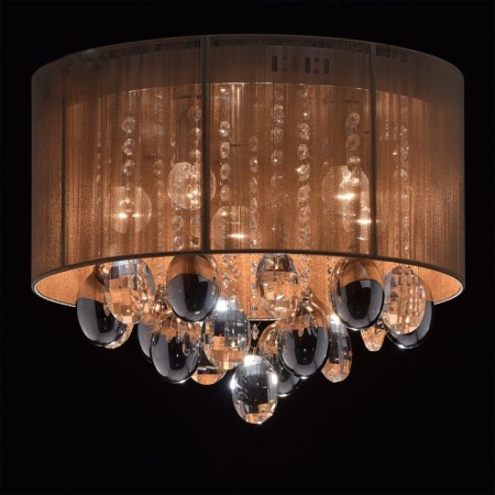 Ceiling Cell "Jacqueline", 5x40W E14, chrome 40x40x33 cm-5