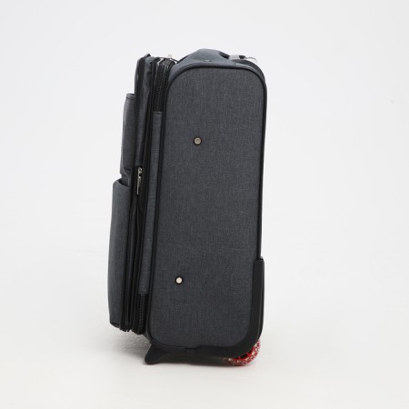 Small 20 suitcase, a lightning department, code lock, 3 wheels, 2 outer pockets, color gray color-3