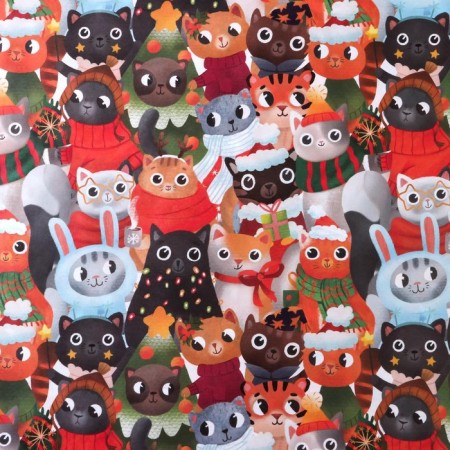 Paper Crafts "cats", 50 x 70 cm, new year-4