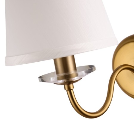 Wall lamp 40W, 1HE14, 24x15 cm, brass-2