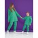 Baby trousers, height 104 cm, green color