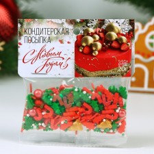 New Year. Confectionery Sprinking 