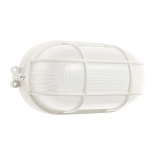 LED LEC lamp, 6 W, IP54, 6500K, 220V, oval, plastic, white