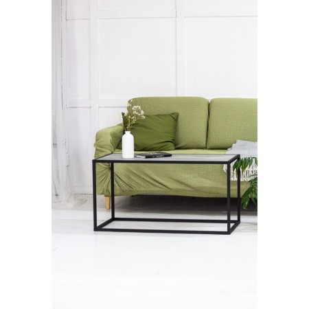 Table Journal Loft with chipboard, 941x488x488, Black Muar/Metropolitan Gray-3