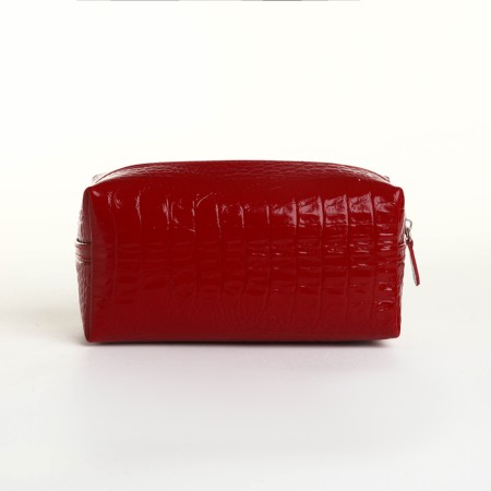 Lightning cosmetic bag, Textura, red color-2