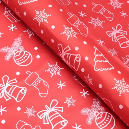 New Year. Paper packaging with silence, New Year's packaging "New Year's holiday", 50 x 66 cm.-1