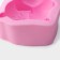 Mold Dolyana "Bunny", silicone, 9.5 × 8.2 × 4 cm, pink color