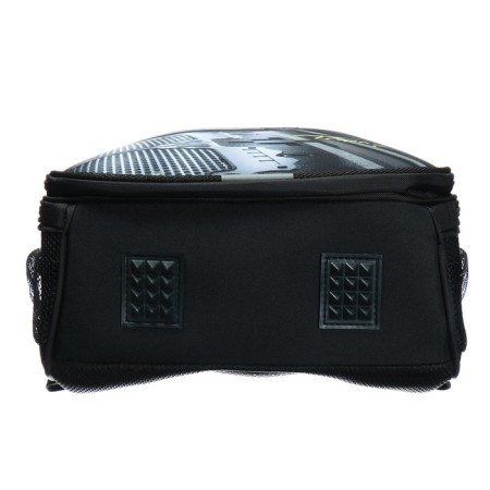 School backpack 38 x 30 x 16 cm, ergonomic back, Stavia "rally", black-6