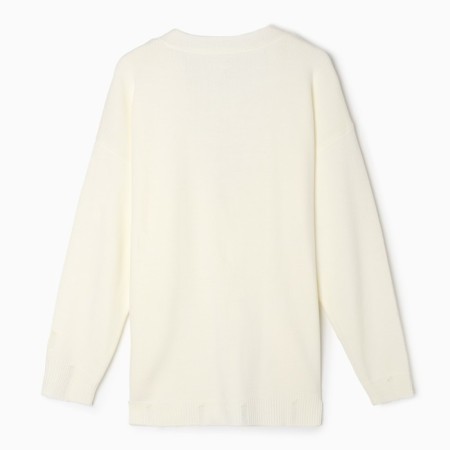 Cardigan Women's MIST with pockets, milk, OneSize (44-48)-9