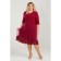 Female dress, size 52, burgundy color