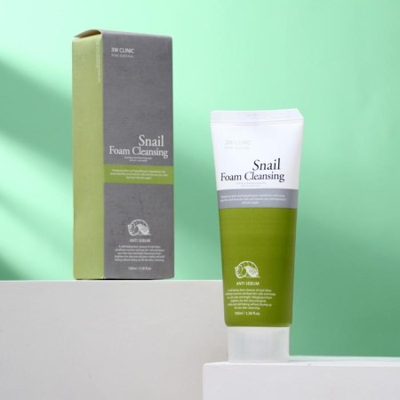 Cleaning Fight Foam 3W Clinic Snail Foam Cleansing, with snail mucin, 100 ml