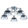 Aquil chandelier 5he27 40W chrome 45x15x22 cm Bayerlux