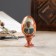 Souvenir egg "Matron Moscow", on a stand