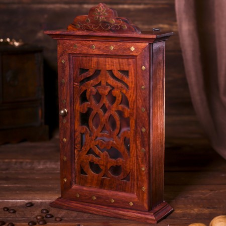 Key "Patterns" wood 28x16x6 cm-2