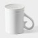 Mug Beer Ceramic Dolyana, 300 ml, 12 × 8 × 10.3 cm, white color