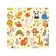 Organizer in a bath on suction cups “Gray card”, for storing toys and little things, size 33x39 cm