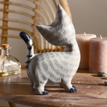 Eternal calendar "cat" tree 15x22x6 cm-1