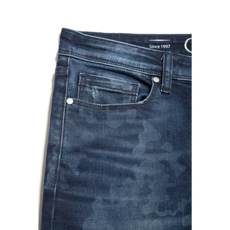 Women's jeans CONTE ELEGANT "Camouflage", size S, dark blue color-4