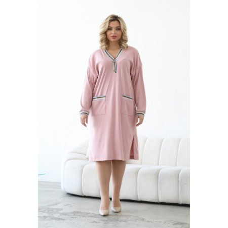 Female dress, size 62, pink color-11