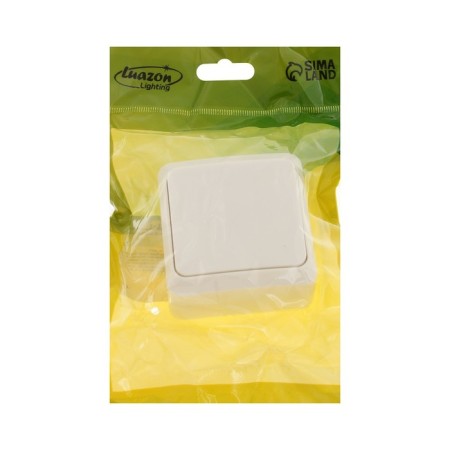 Luazon Lighting "League" switch, 10 A, 1 key, invoice, white-3